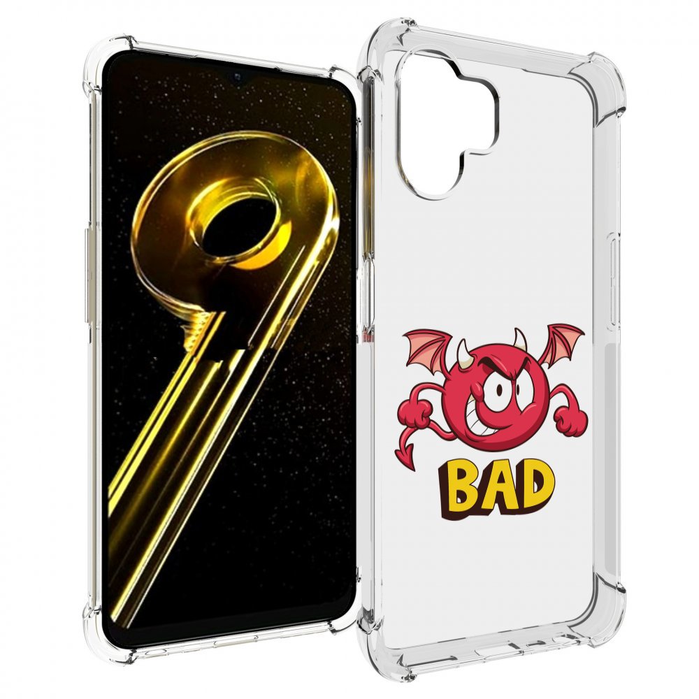 Чехол бампер MyPads плохой для Realme 10 5G противоударный