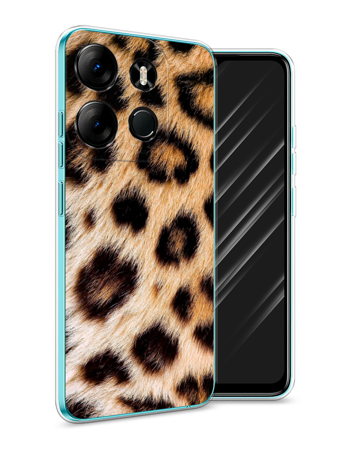 

Чехол Awog на Tecno Spark Go 2023"Леопардовый принт", Черный;оранжевый, 3103750-3
