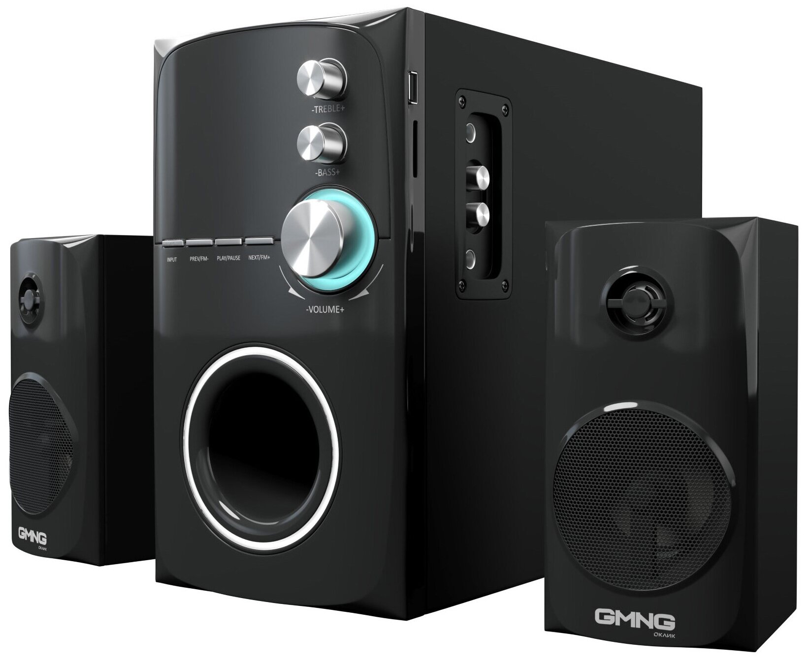 

Комплект акустических систем OKLICK GMNG OK-471 Black, Черный, GMNG OK-471