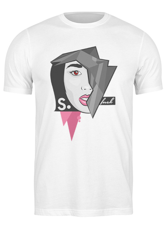 

Футболка мужская Printio Fuck. белая XL, Белый, Fuck.