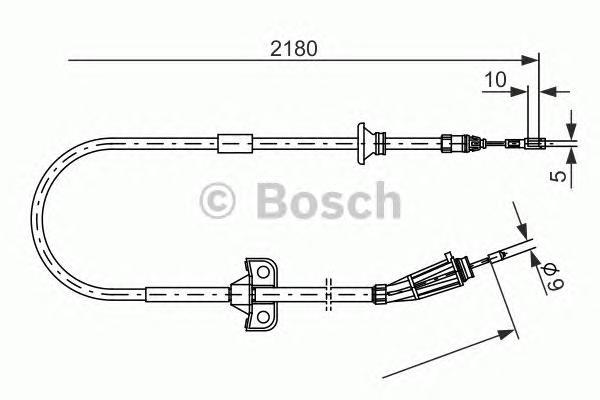 

Тормозной Трос Bosch 1987477248