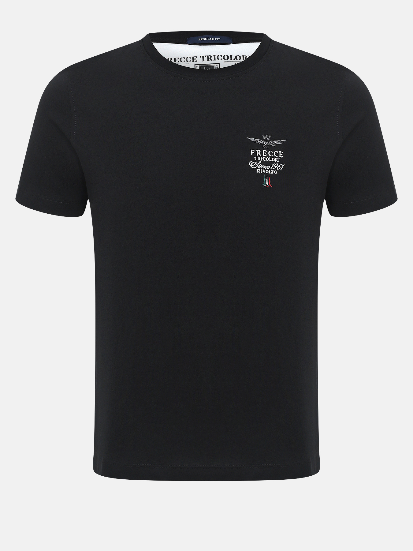 

Футболка мужская Aeronautica Militare 480713 черная 52 RU, Черный, 480713