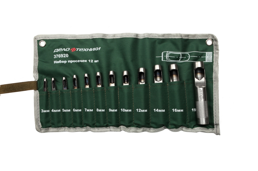 Набор просечек 12 предметов ДелоТехники 376920