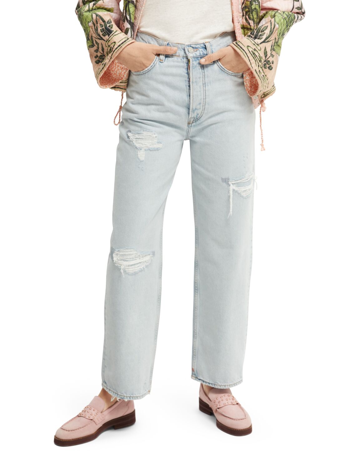 

Джинсы женские Scotch & Soda 166328/4737 голубые 32/34, 166328/4737