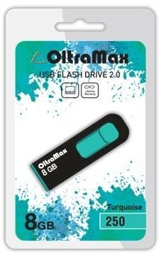 USB флэш-накопитель OLTRAMAX OM-8GB-250-бирюзовый