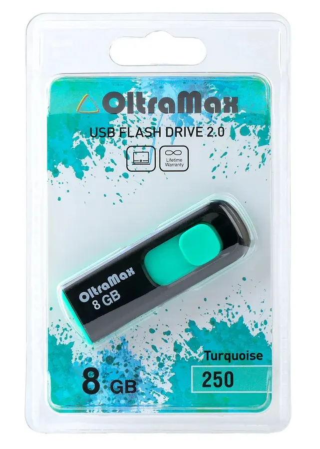 

Флешка OLTRAMAX OM-8GB-250-бирюзовый