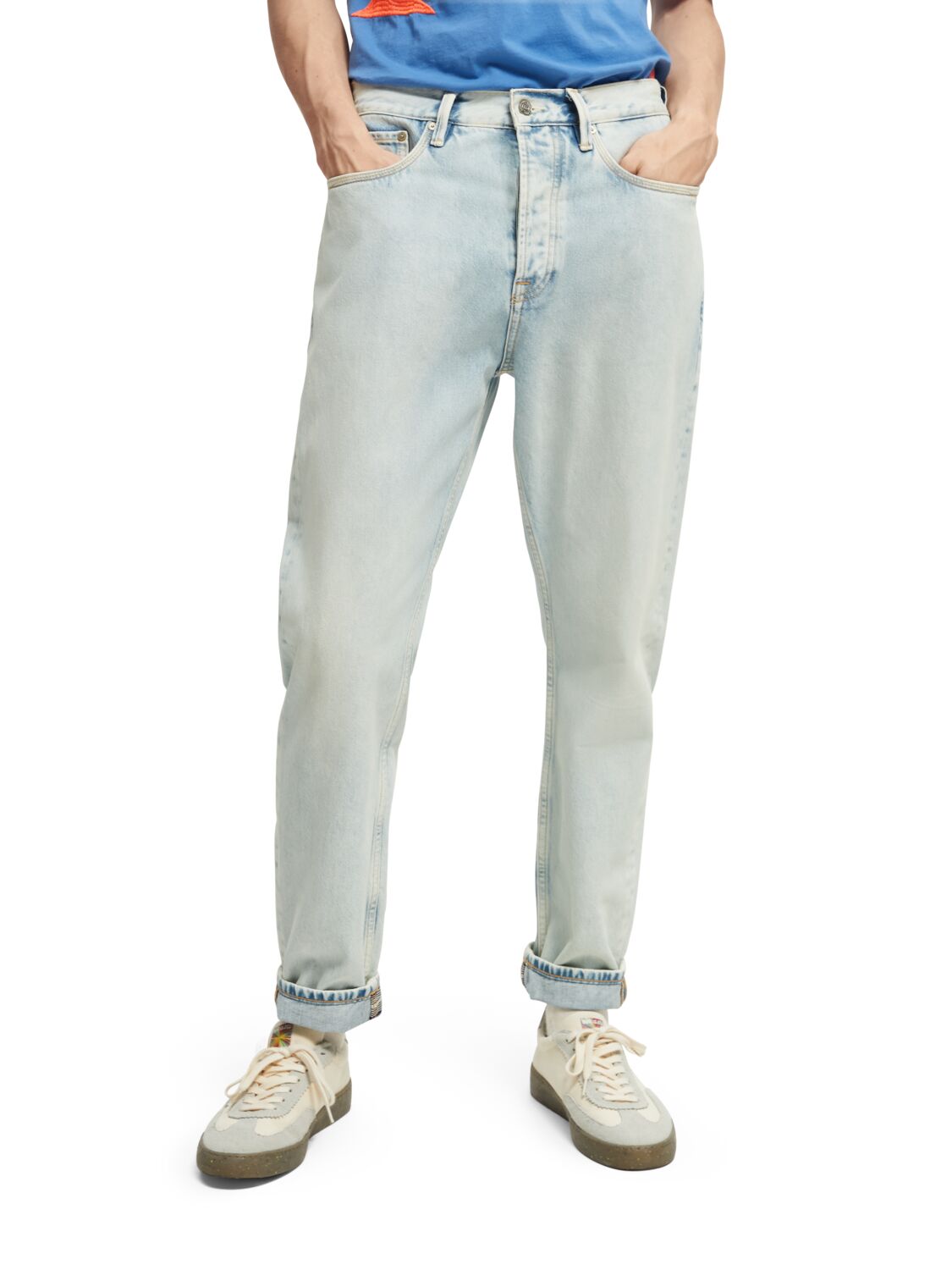 

Джинсы мужские Scotch & Soda 166372/4685 голубые 33/34, 166372/4685