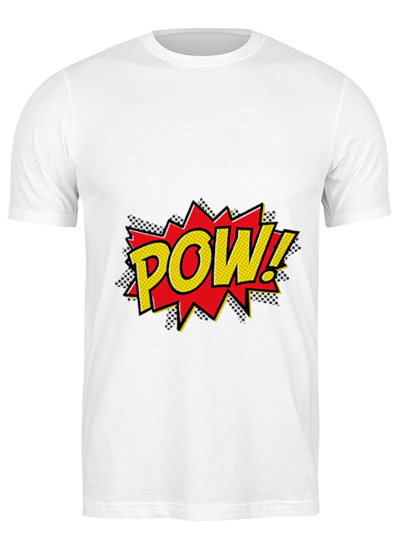 

Футболка мужская Printio Pooow! белая XL, Белый, Pooow!