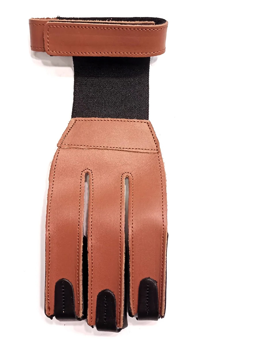 

Напальчник-перчатка Combat для стрельбы из традиционного лука 4012 кожа, размер XL, Коричневый