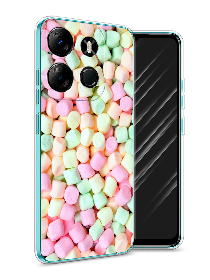 

Чехол Awog на Tecno Spark Go 2023"Marshmallows", Зеленый;желтый;розовый, 3103750-10