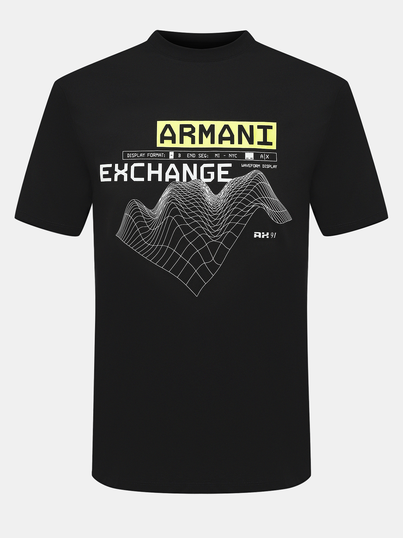 

Футболка мужская Armani Exchange 486419 черная 52-54 RU, Черный, 486419