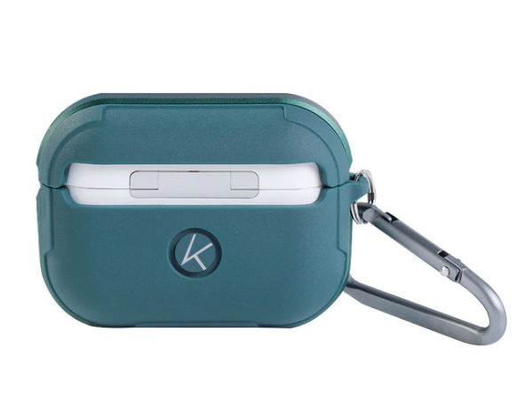 

Чехол K-Doo Protective Case для AirPods 3 силиконовый с карабином (зеленый/зеленый бампер)