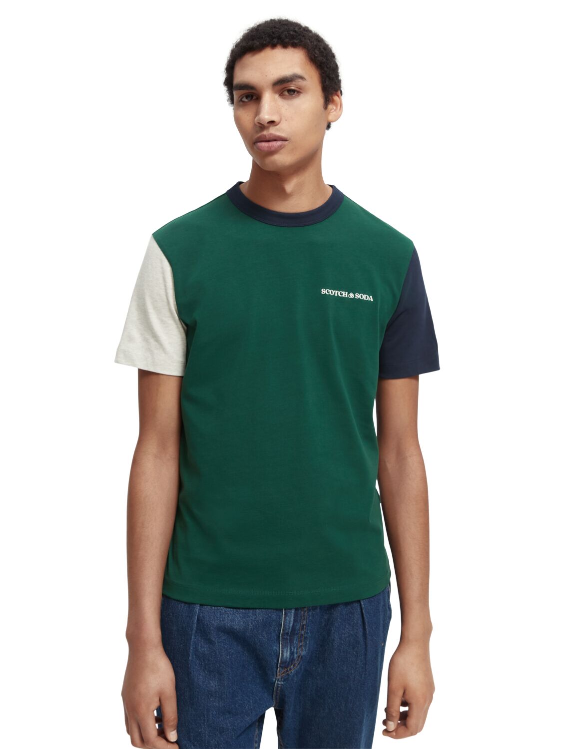 

Футболка мужская Scotch & Soda 169420/0217 разноцветная M, 169420/0217