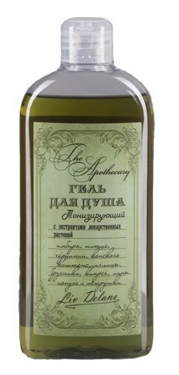 фото Гель для душа liv-delano the apothecary тонизирующий