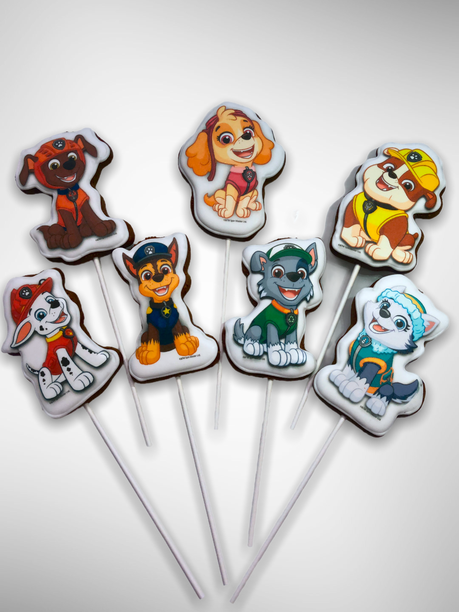 Пряники имбирные набор Art Sweets Щенячий патруль 7 шт, 180 г