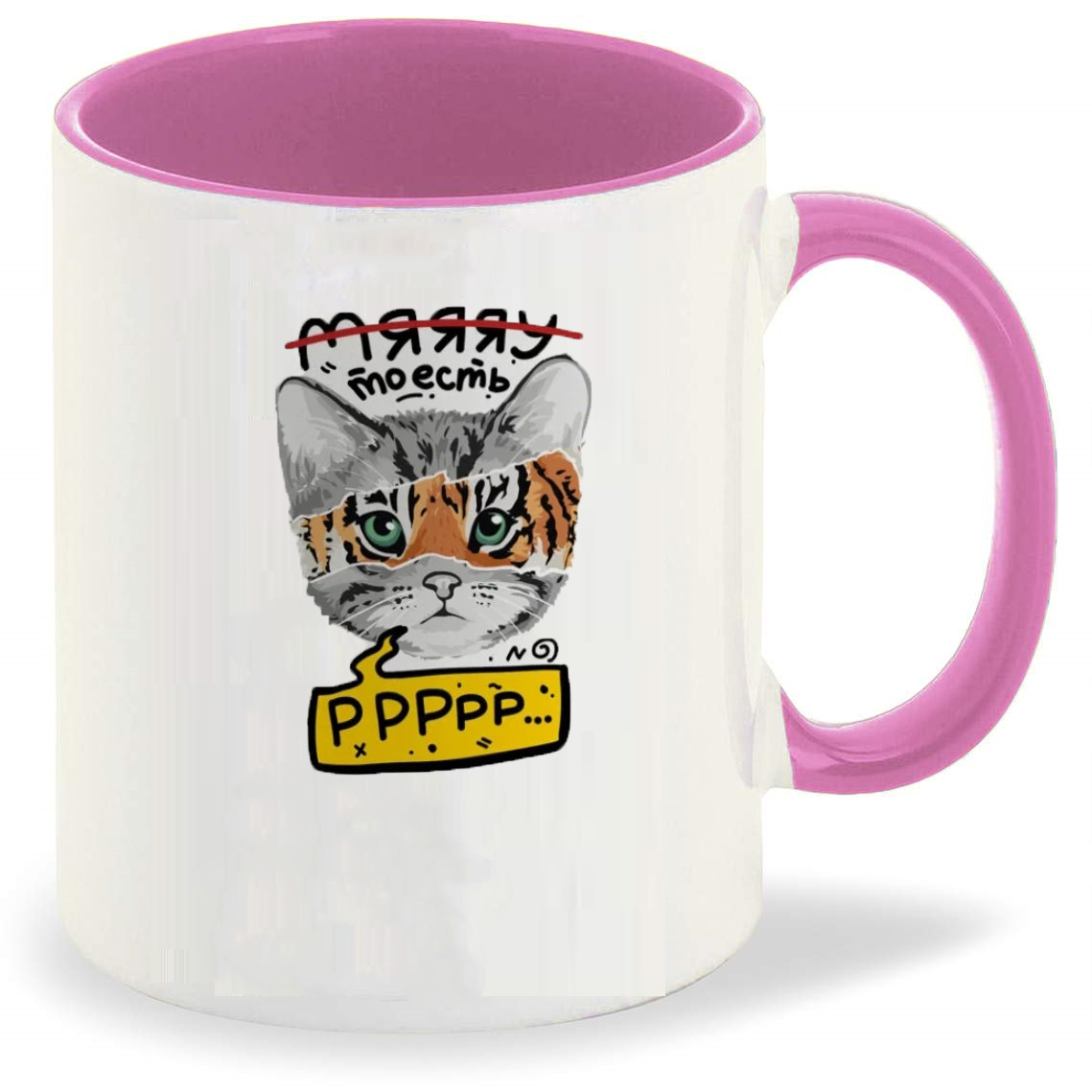 

Кружка CoolPodarok Мяяяу то есть рррр