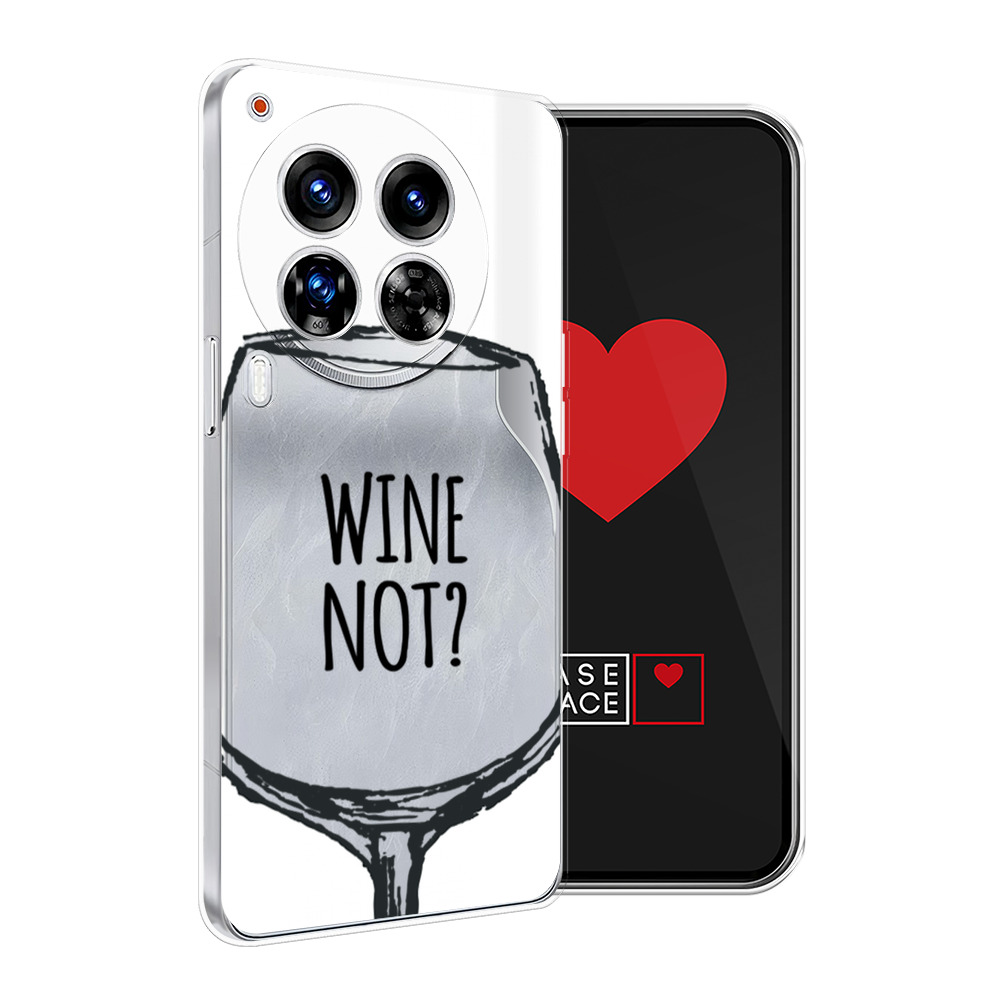 

Силиконовый чехол "Wine not white" на Tecno Camon 30 Premier, Прозрачный, 305450-1