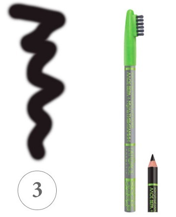 Контурный карандаш для бровей L'atuage 03 контурный карандаш для губ lip liner new 2202r21n 018 n 18 n 18 0 5 г