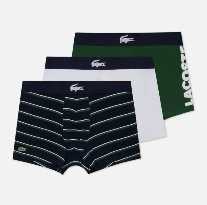 

Lacoste 3-Pack Mismatched Trunk