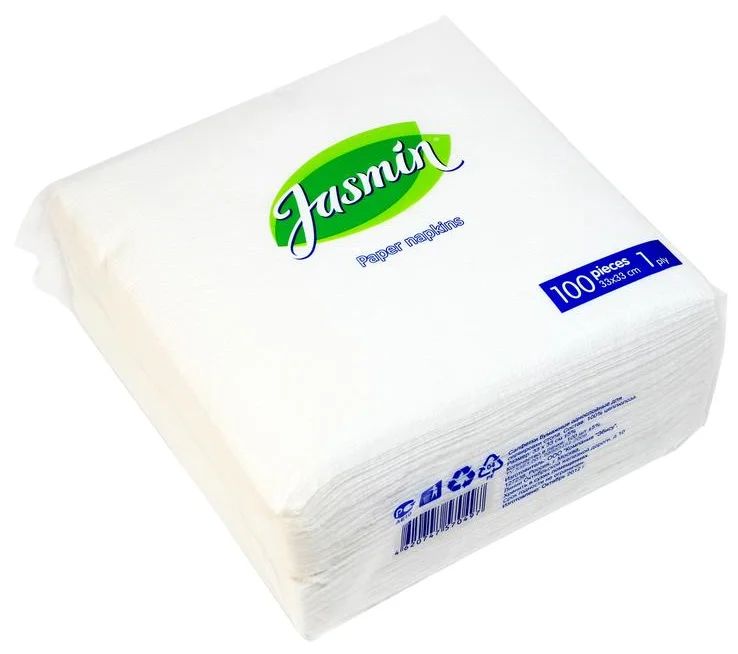 Салфетки однослойные Jasmin