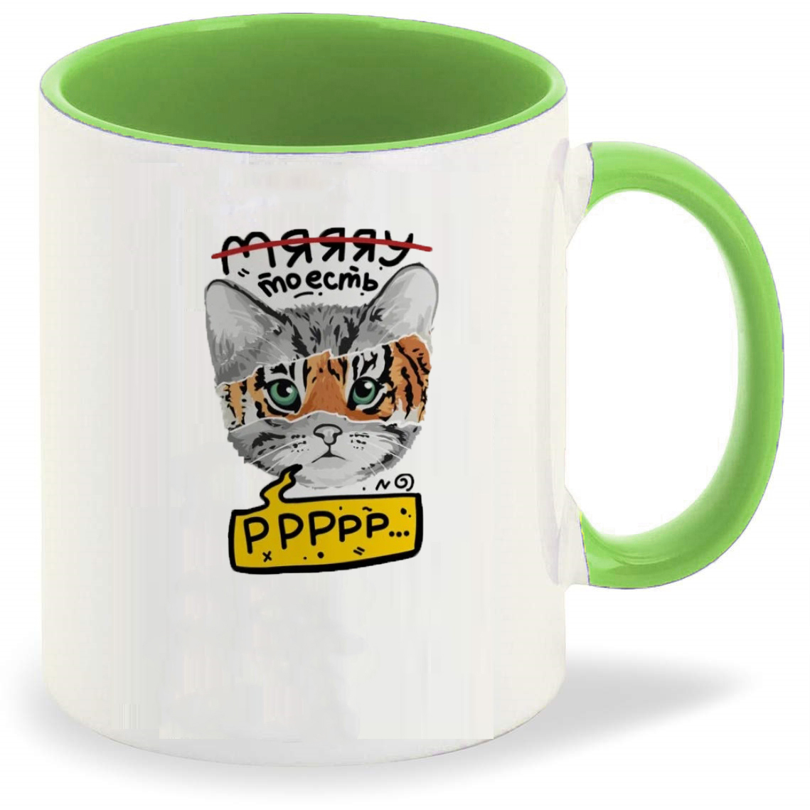 

Кружка CoolPodarok Мяяяу то есть рррр