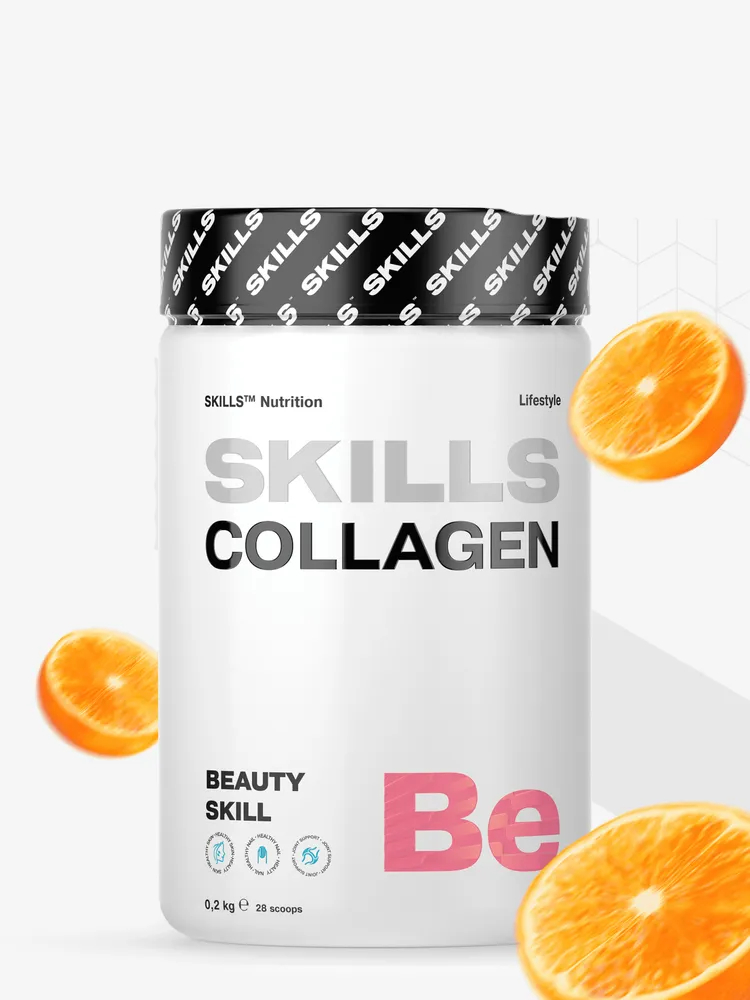 Skills Nutrition/Скиллз Нутришн Коллаген/Collagen с витамином С 28 порций вкус Апельсин 20