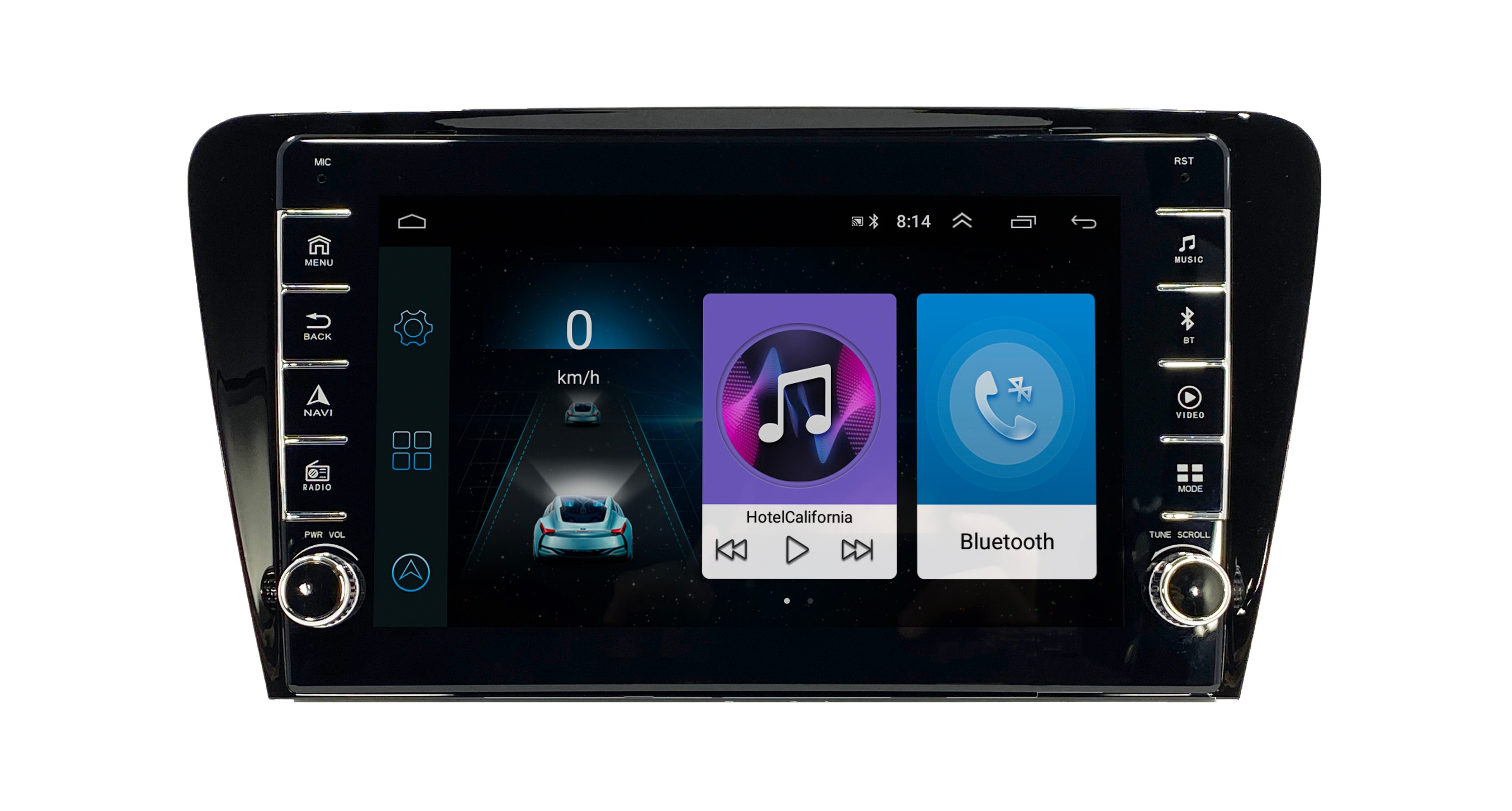 Автомагнитола ANDROID Skoda A7 2013-2021 Android 12 216GB с крутилками Мультируль 2058800₽