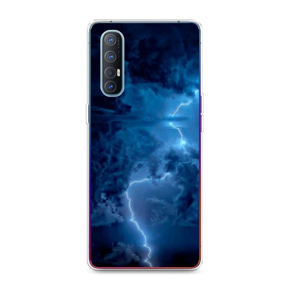 

Чехол Awog на Oppo Reno 3 Pro "Молния", Разноцветный, 252550-4