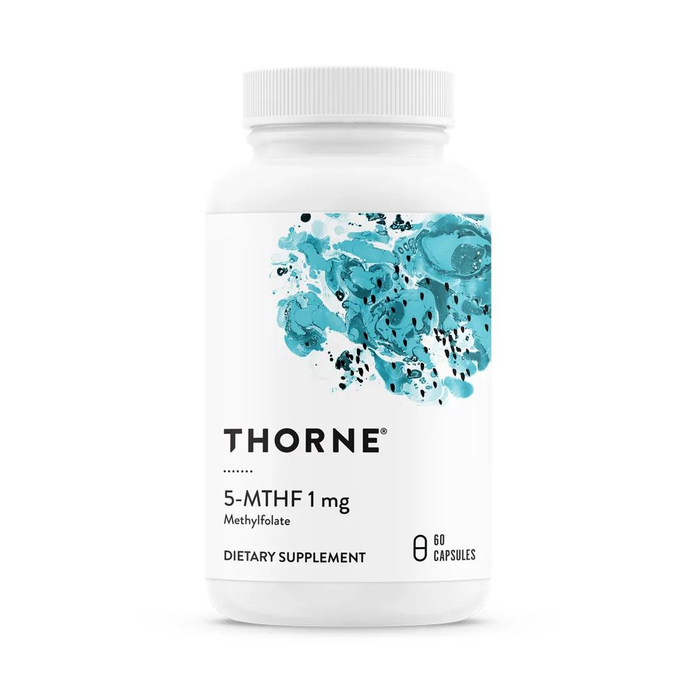 

5-MTHF 1 mg (B129), Метилфолат, Фолиевая кислота, Thorne Research (60 капсул)