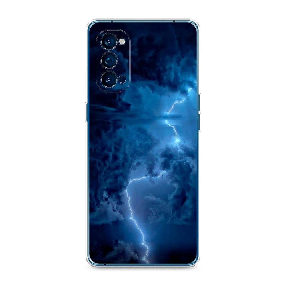 

Чехол Awog на Oppo Reno 4 Pro 5G "Молния", Разноцветный, 253750-4