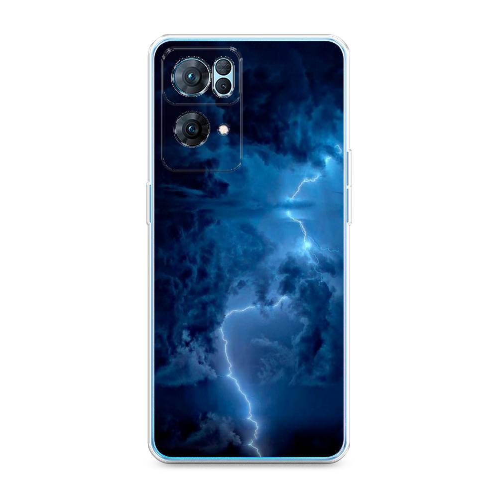 

Чехол Awog на Oppo Reno 7 Pro "Молния", Разноцветный, 258250-4