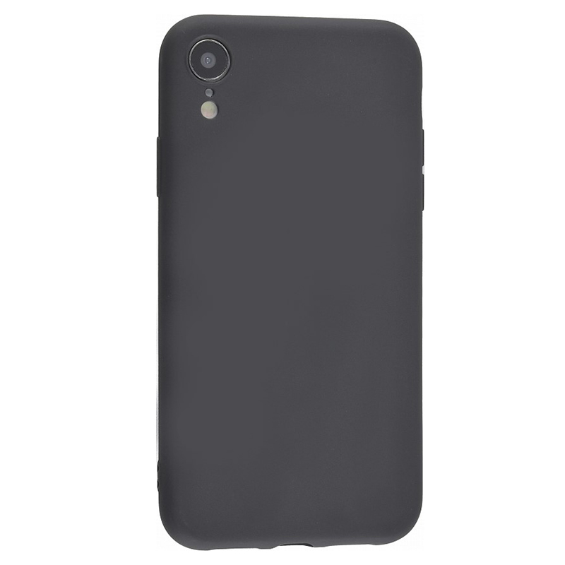 

Чехол силиконовый для iPhone XR (6.1), good quality, с защитой камеры, X-case, черный