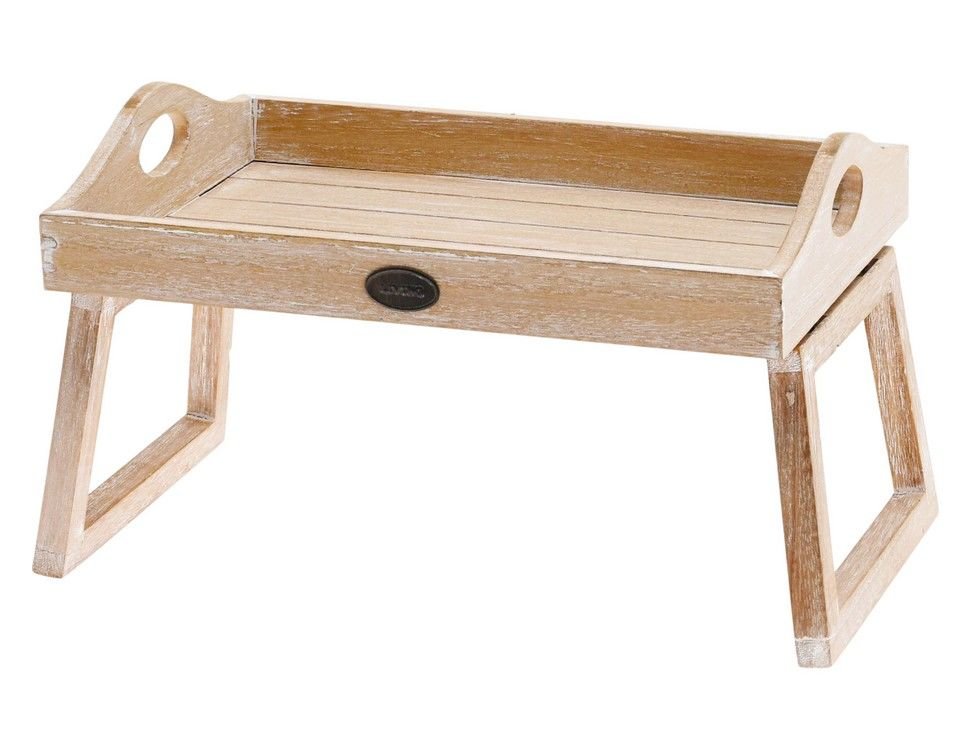 фото Поднос-столик для завтрака living, деревянный, 30х20х18 см, koopman international