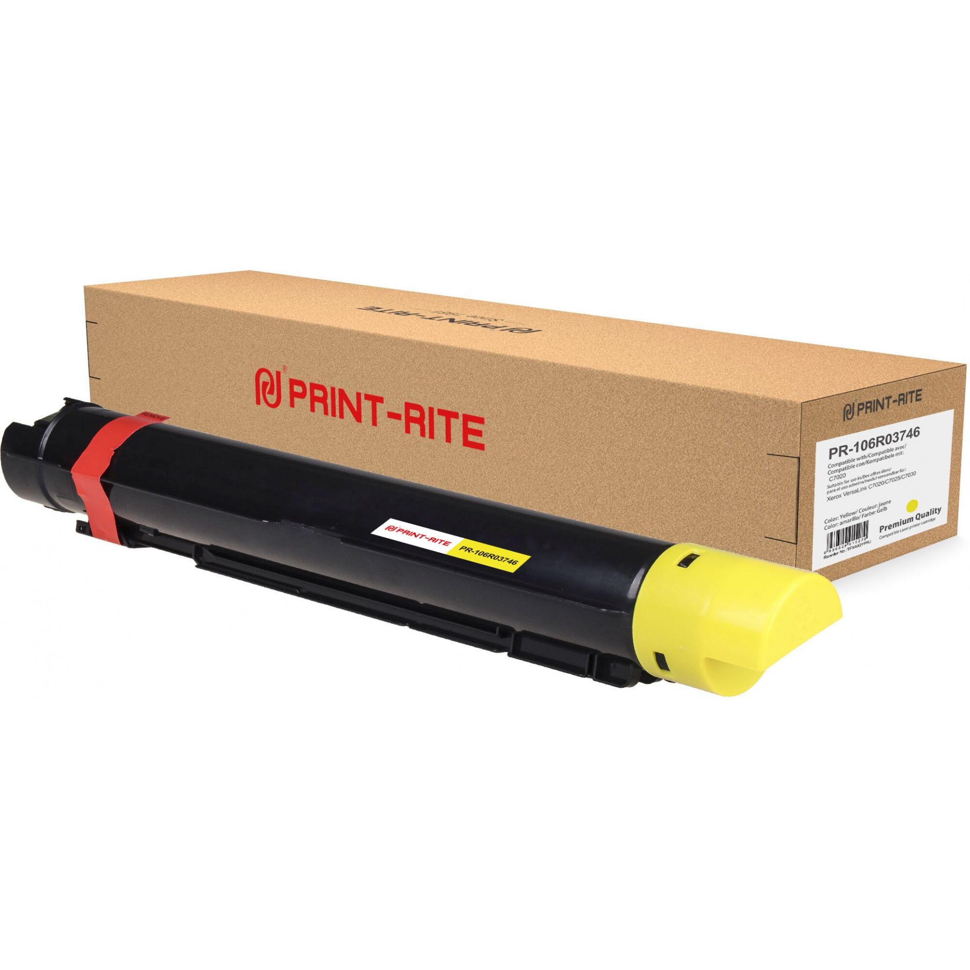 

Картридж для лазерного принтера Print-Rite 1811669 Yellow, совместимый, Желтый