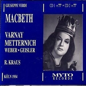 

Verdi: Macbeth Varnay, 2 CD