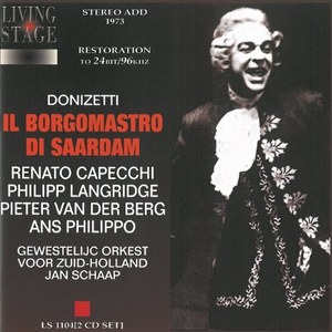 

Donizetti, Il Borgomastro di Saardam. (Capecchi), 2 CD