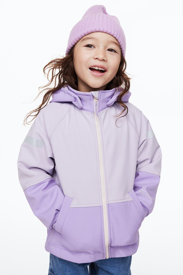 

Куртка детская H&M 1143283, цвет лиловый/разноцветный, размер 98 (доставка из-за рубежа), 1143283