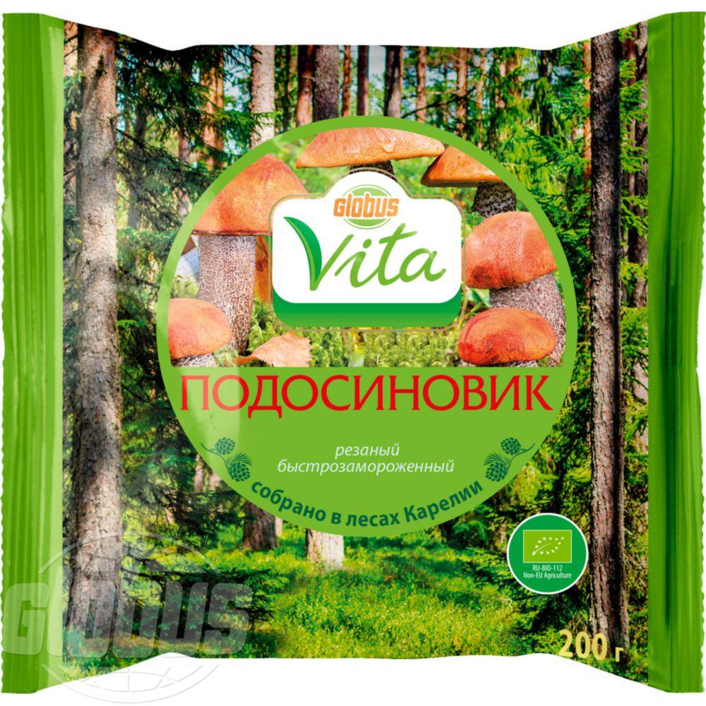 

Подосиновик Globus Vita резаный быстрозамороженный 200 г