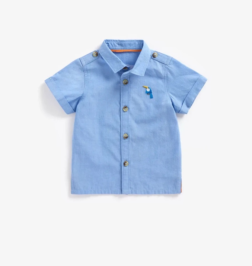 

Рубашка детская Mothercare MC-BA759-1, синий, 86, MC-BA759-1