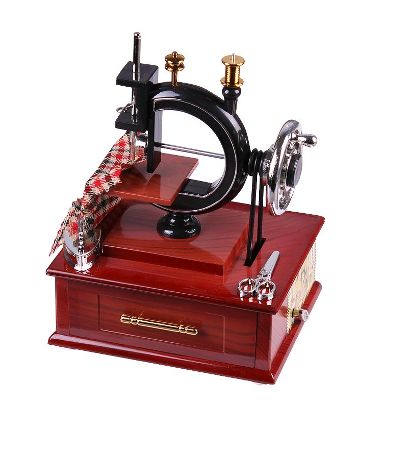 Сувенир-шкатулка Darvish Швейная машинка музыкальная