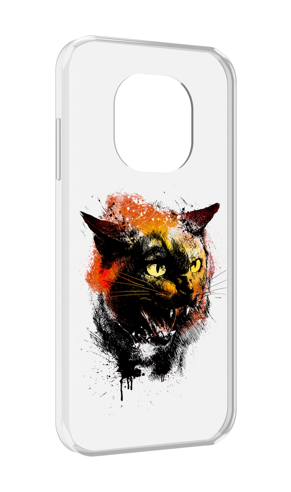 

Чехол MyPads сиамский кот для Blackview BL8800 / BL8800 Pro, Прозрачный, Tocco