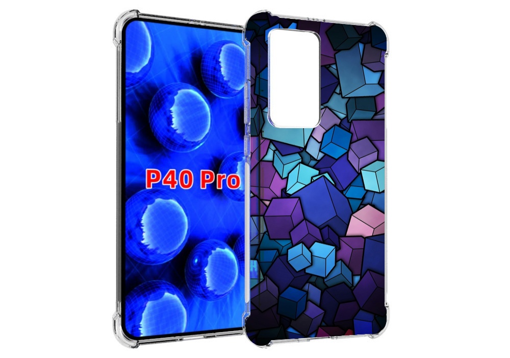 

Чехол MyPads лепестки для Huawei P40 Pro противоударный, Прозрачный, Tocco