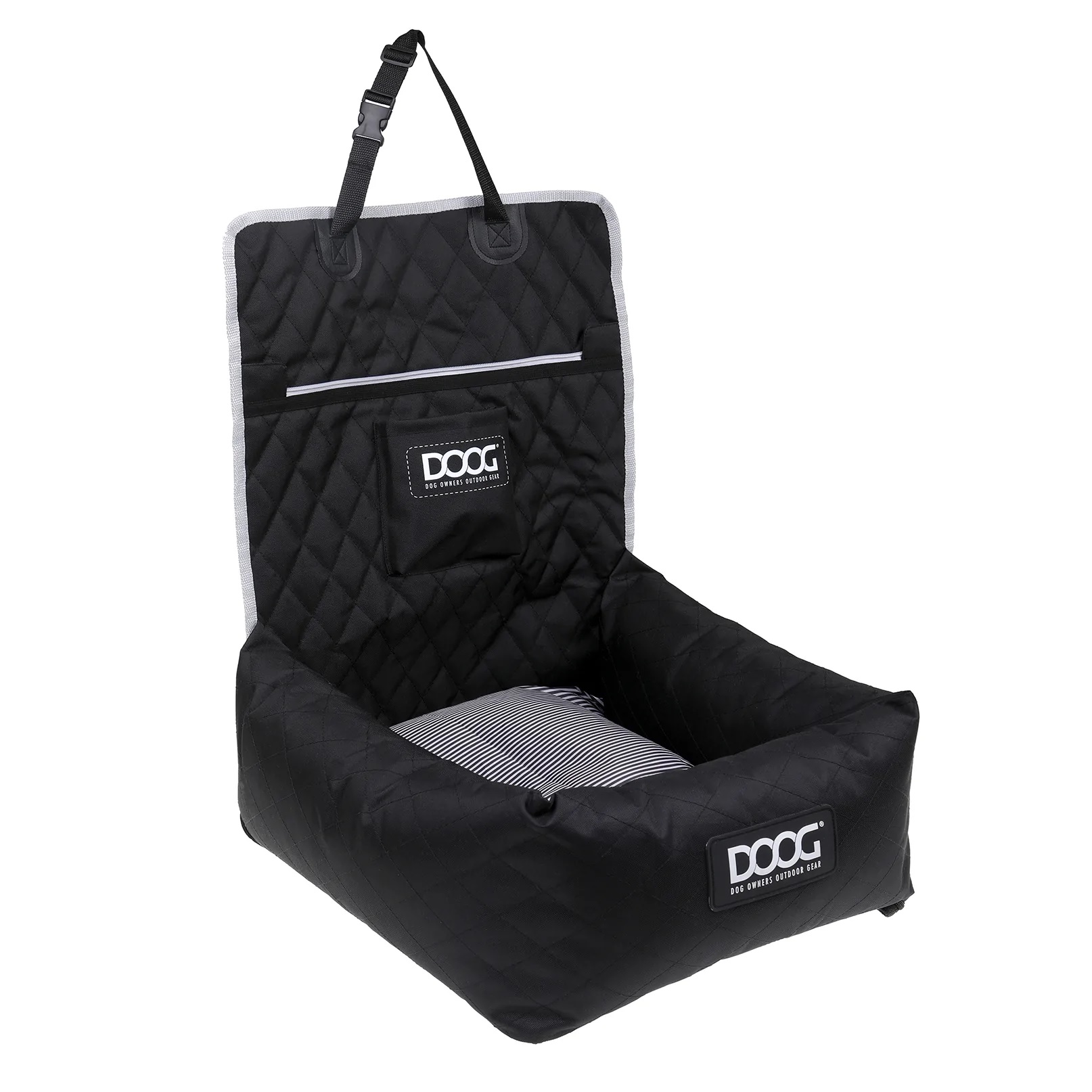 Автокресло для собак DOOG Car Seat, чёрный, 50 х 56 х 35 см