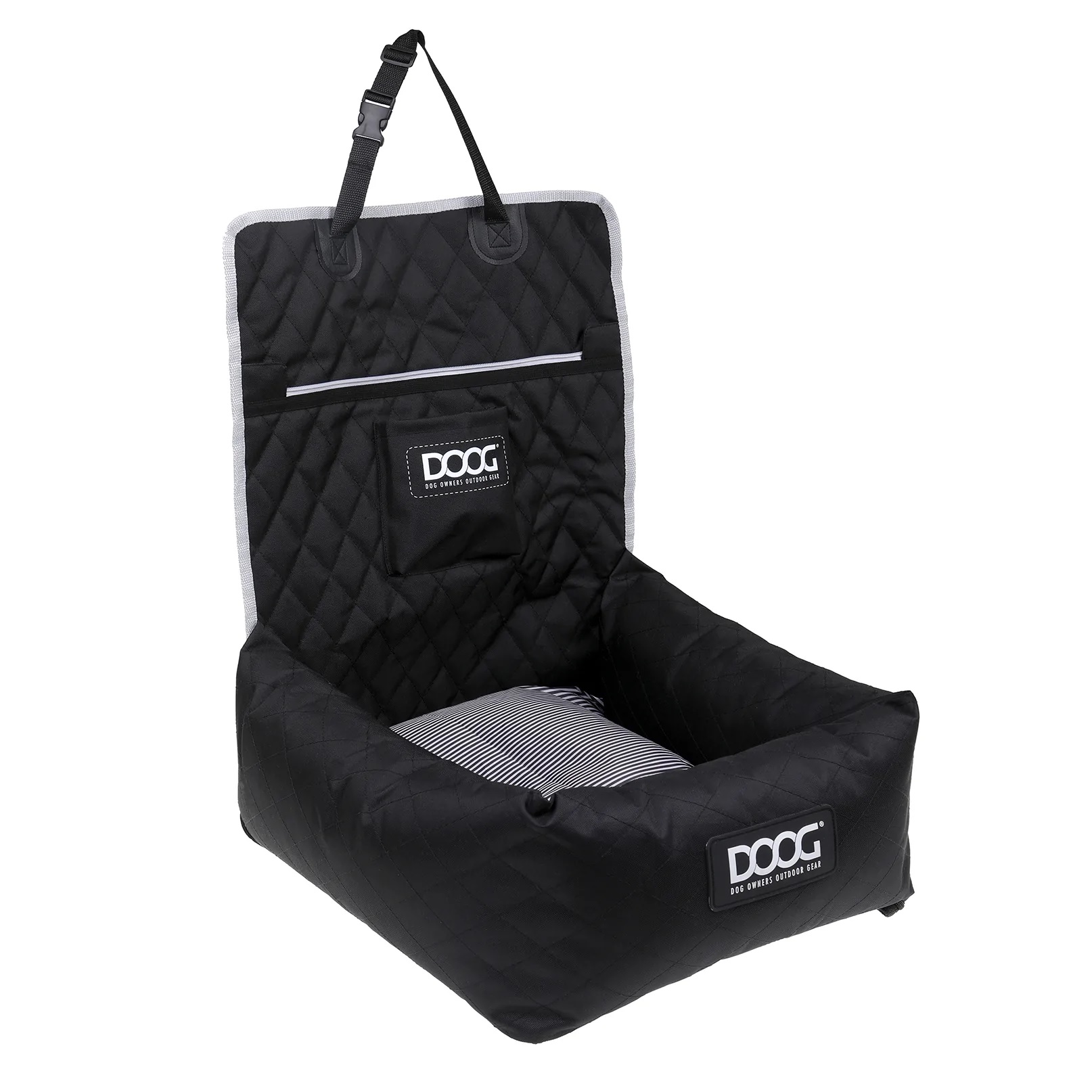 

Автокресло для собак DOOG Car Seat, чёрный, 50 х 56 х 35 см, Черный