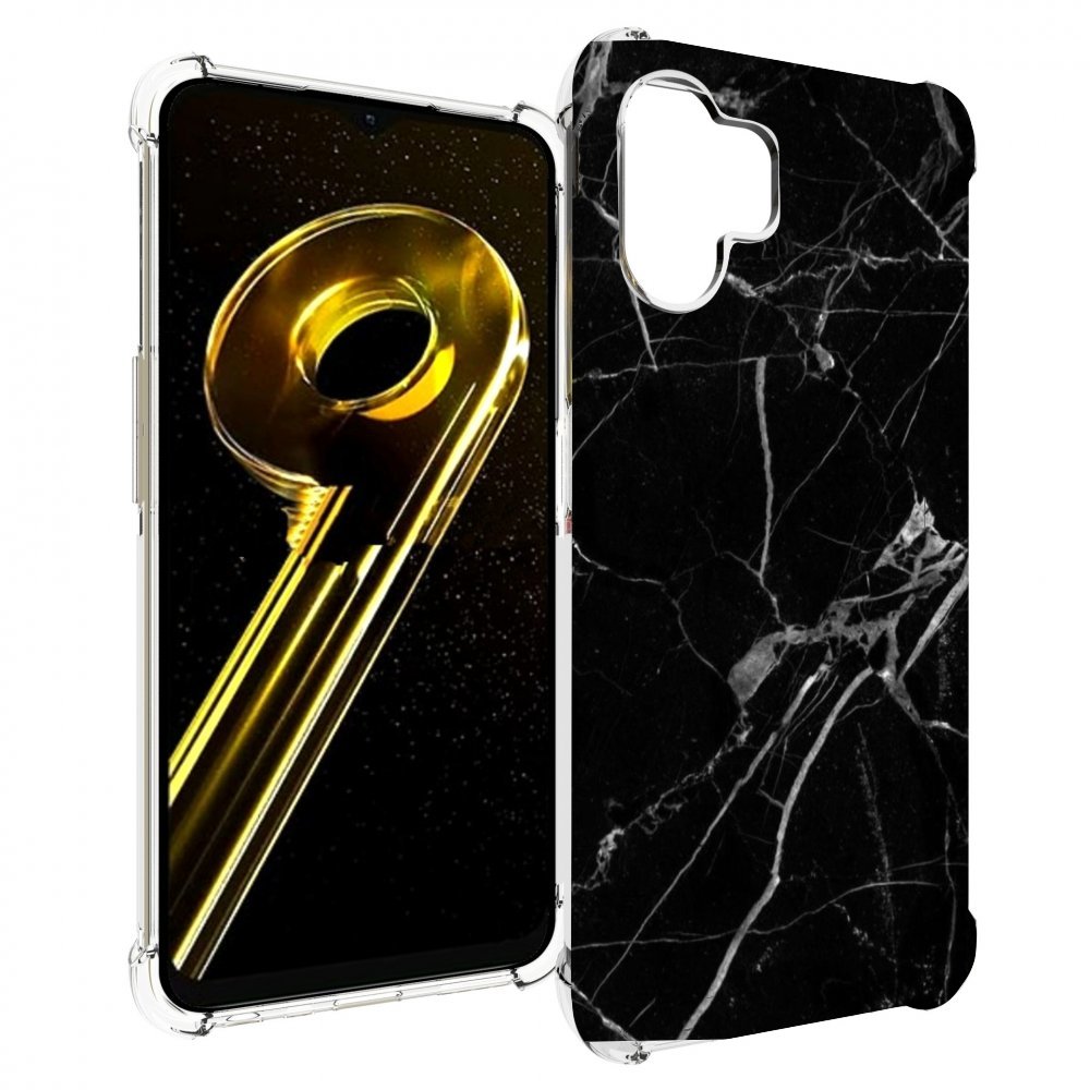 

Чехол бампер MyPads разбитое стекло для Realme 10 5G противоударный, Прозрачный, Tocco