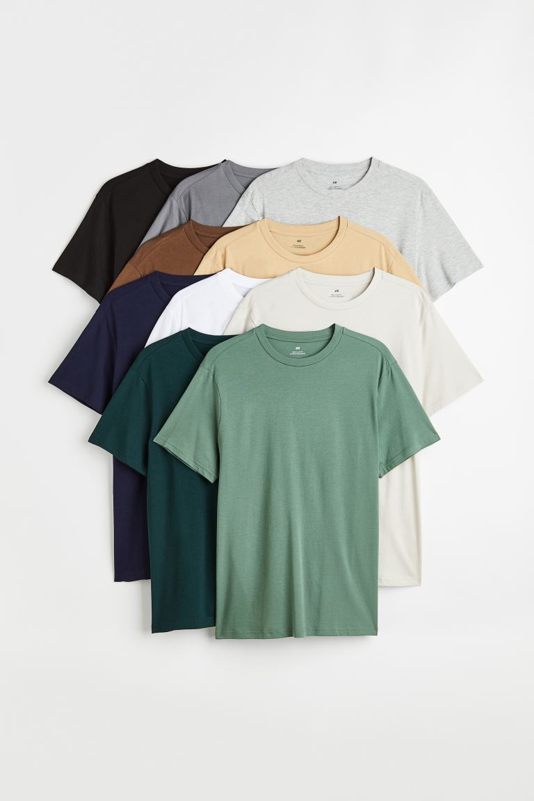 

Комплект футболок мужских H&M 0975620011 зеленых S (доставка из-за рубежа), Зеленый, 0975620011
