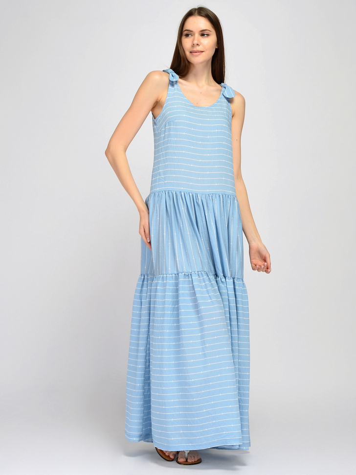 Платье женское Viserdi 10285 голубое 50 RU