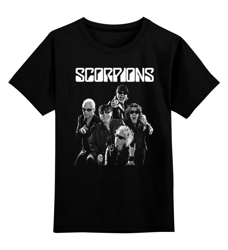 

Футболка детская Printio Scorpions band цв. черный р. 116, Scorpions band