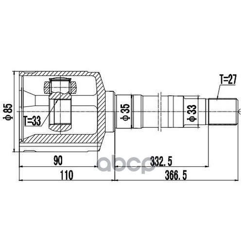 

ШРУС внутренний Zikmar z87633r