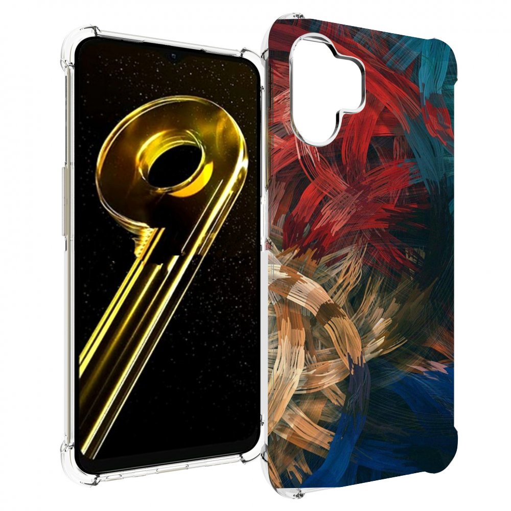 

Чехол бампер MyPads раскрашенная медь для Realme 10 5G противоуд..., Прозрачный, Tocco
